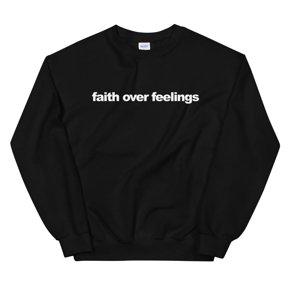 Faith Over Feelings Red Bubbles Graphics